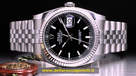 rolex date just acciaio e platino schermo nero|rolex datejust prezzi.